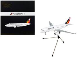 GeminiJets - Airbus A319 Commercial Aircraft Philippine Airlines Gemini 200 Series 1/200 & Airplane - White with Tail Graphics