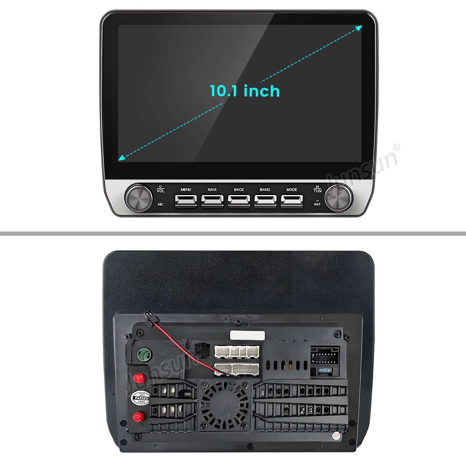 10.1 inch

VOL MENU Navi BACK BAND MODE TUN

10.1 inch