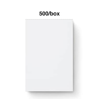 Alt View 2. Staples - Self Seal Security Tinted #8 Double Window Envelopes, 3 5/8" x 8 5/8", 500/Box - White.