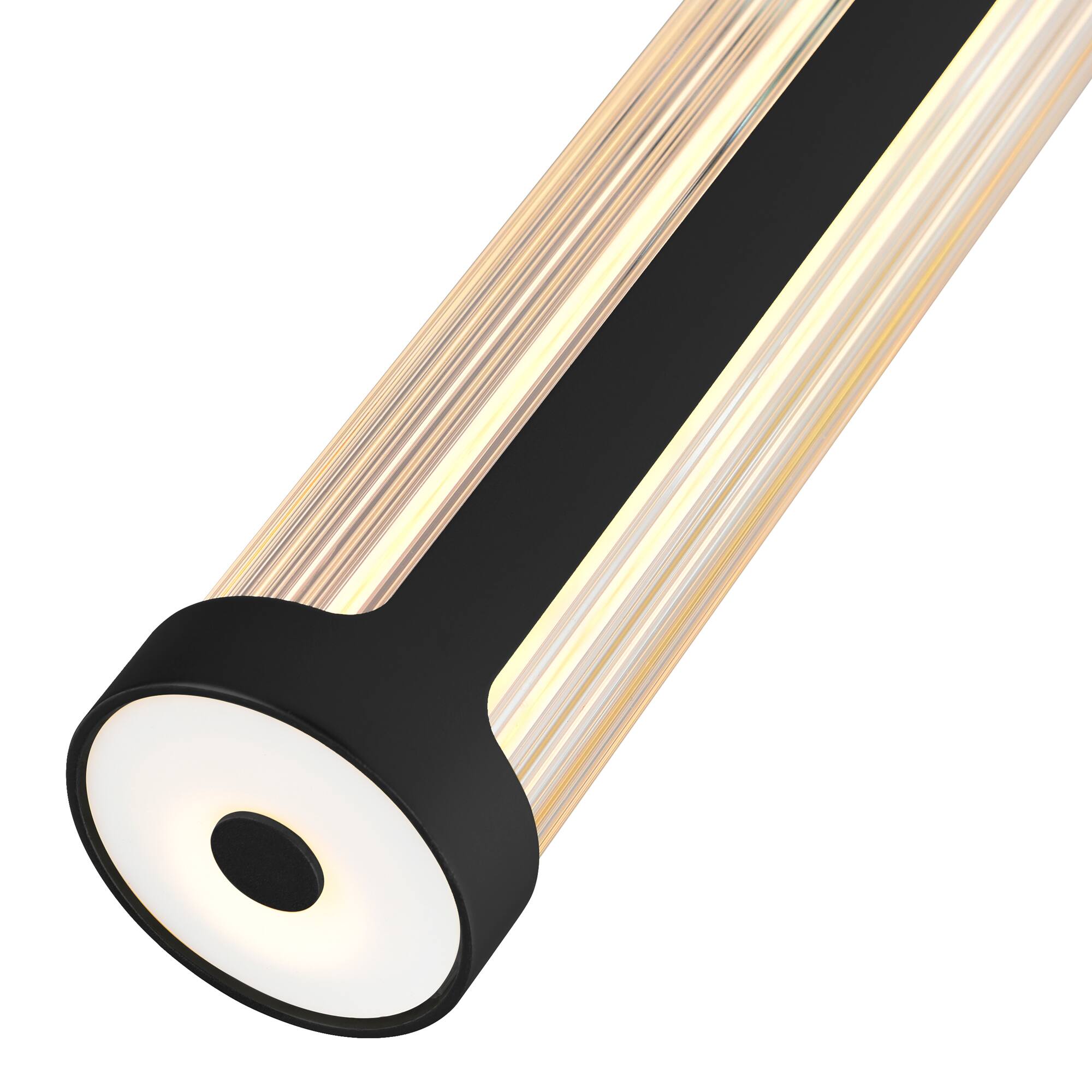 Alt View 2. CWI Lighting - Neva 3 in LED Integrated Black Pendant - Black.