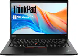 Lenovo - Refurbished Excellent - ThinkPad T14s Gen 2 14" i7-1185G7 16GB 256GB Windows 11 Pro - Black