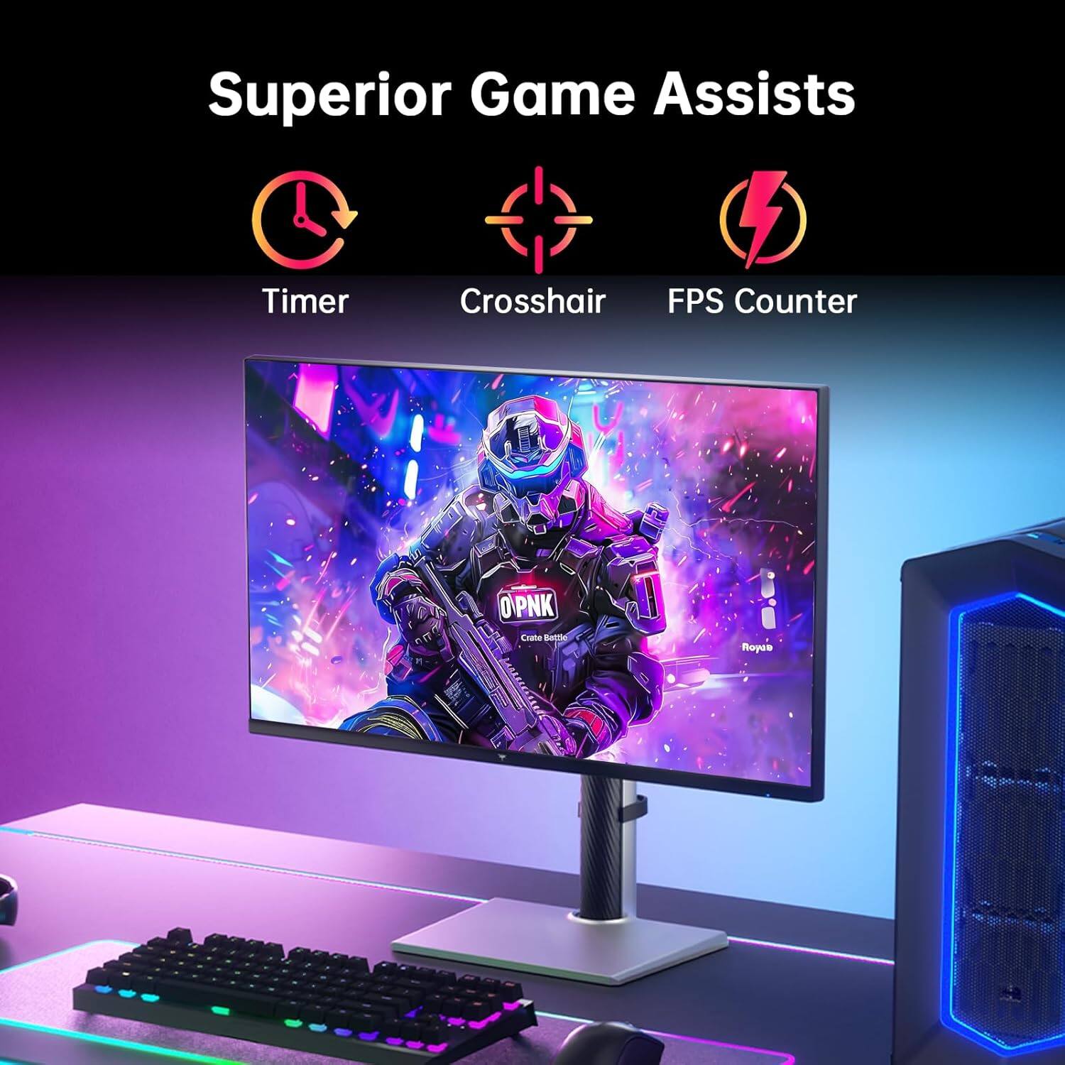 Superior Game Assists Timer Crosshair FPS Counter