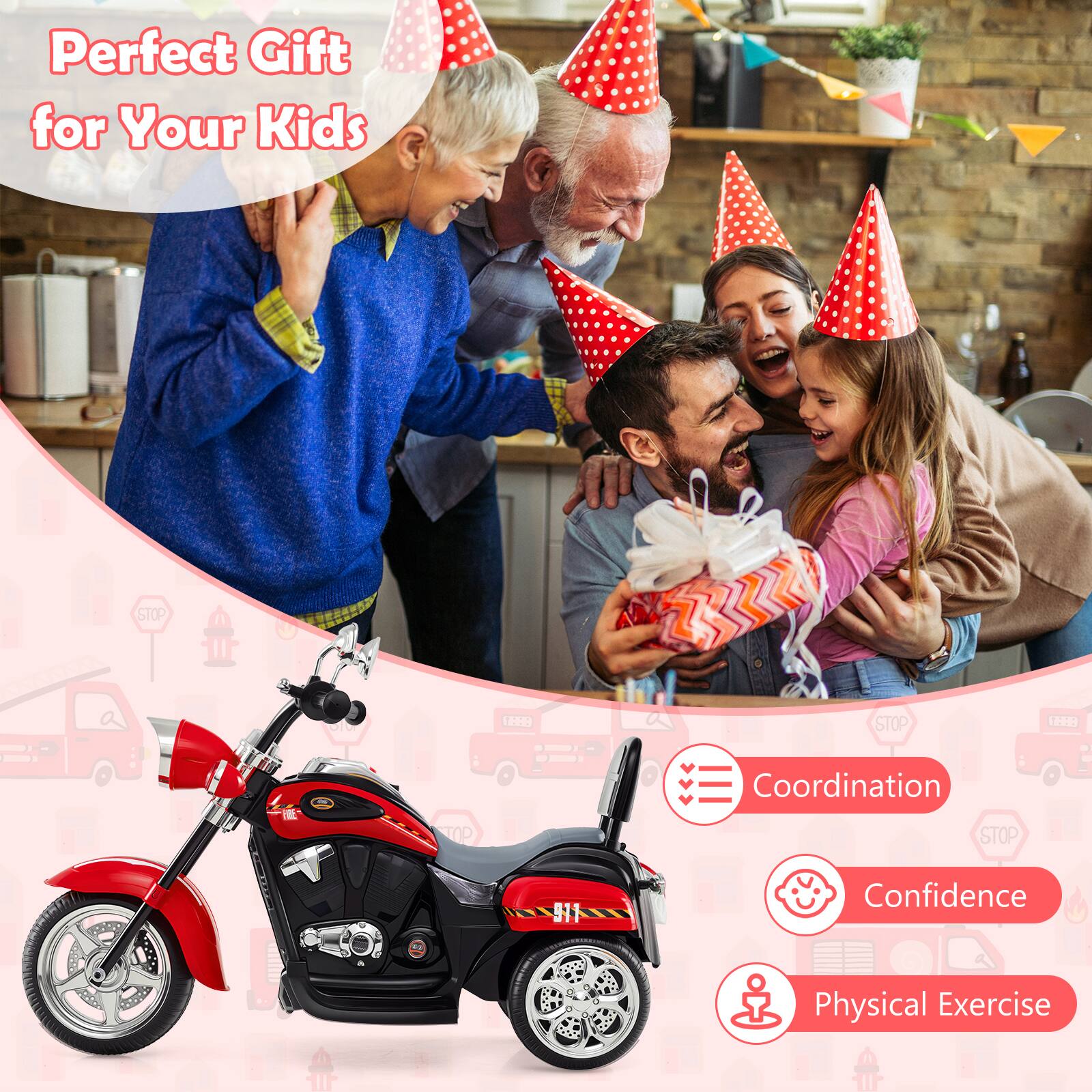 Perfect Gift for Your Kids

- Coordination
- Confidence
- Physical Exercise