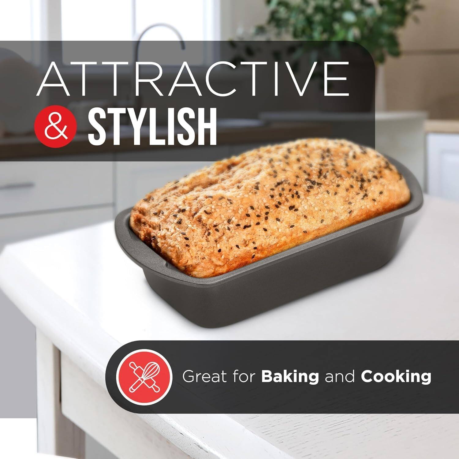 ATTRACTIVE & STYLISH
Great for Baking and Cooking