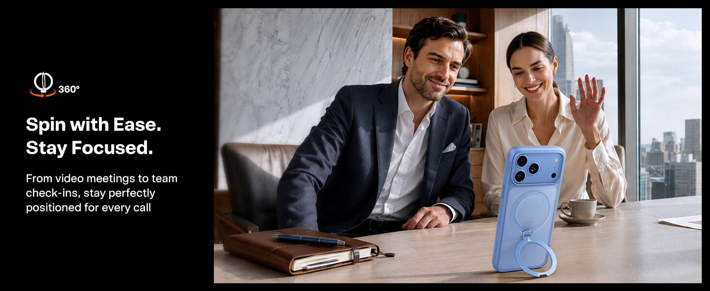 360°

Spin with Ease. Stay Focused.

From video meetings to team check-ins, stay perfectly positioned for every call