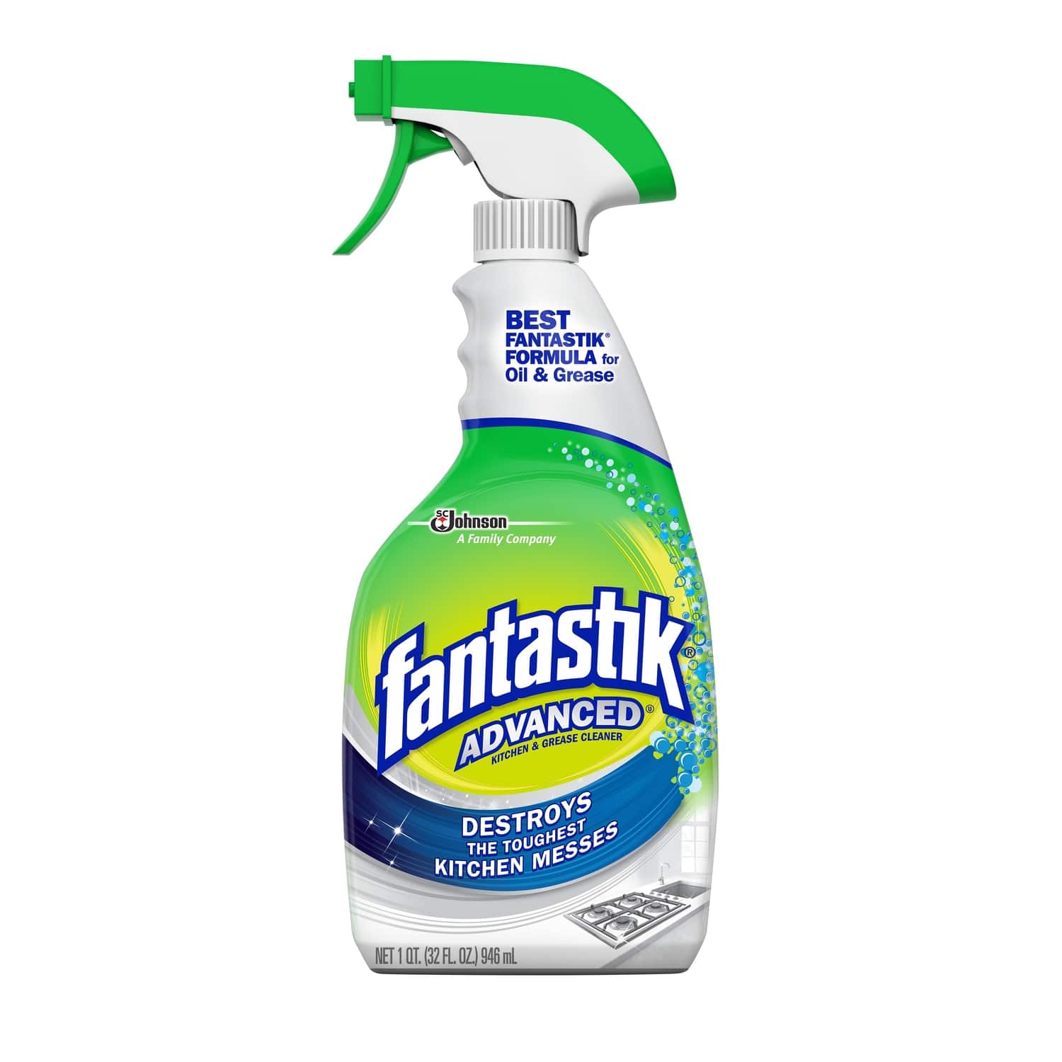 Fantastik - Scrubbing Bubbles Citrus Scent Cleaner and Degreaser 32 oz Liquid