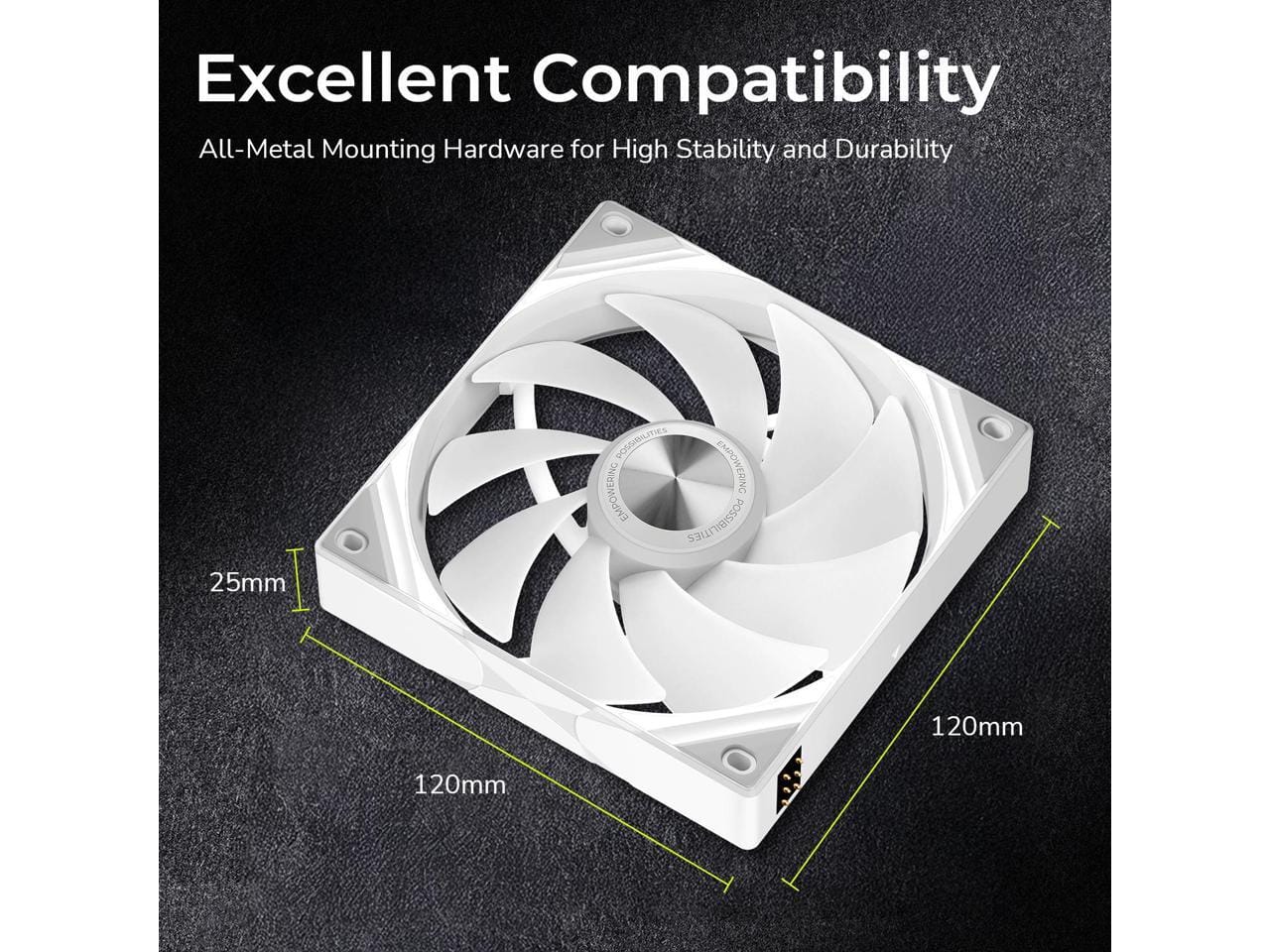 TRYX ROTA SL ARGB 120mm Case Fan 3in1 Contact Connection with
