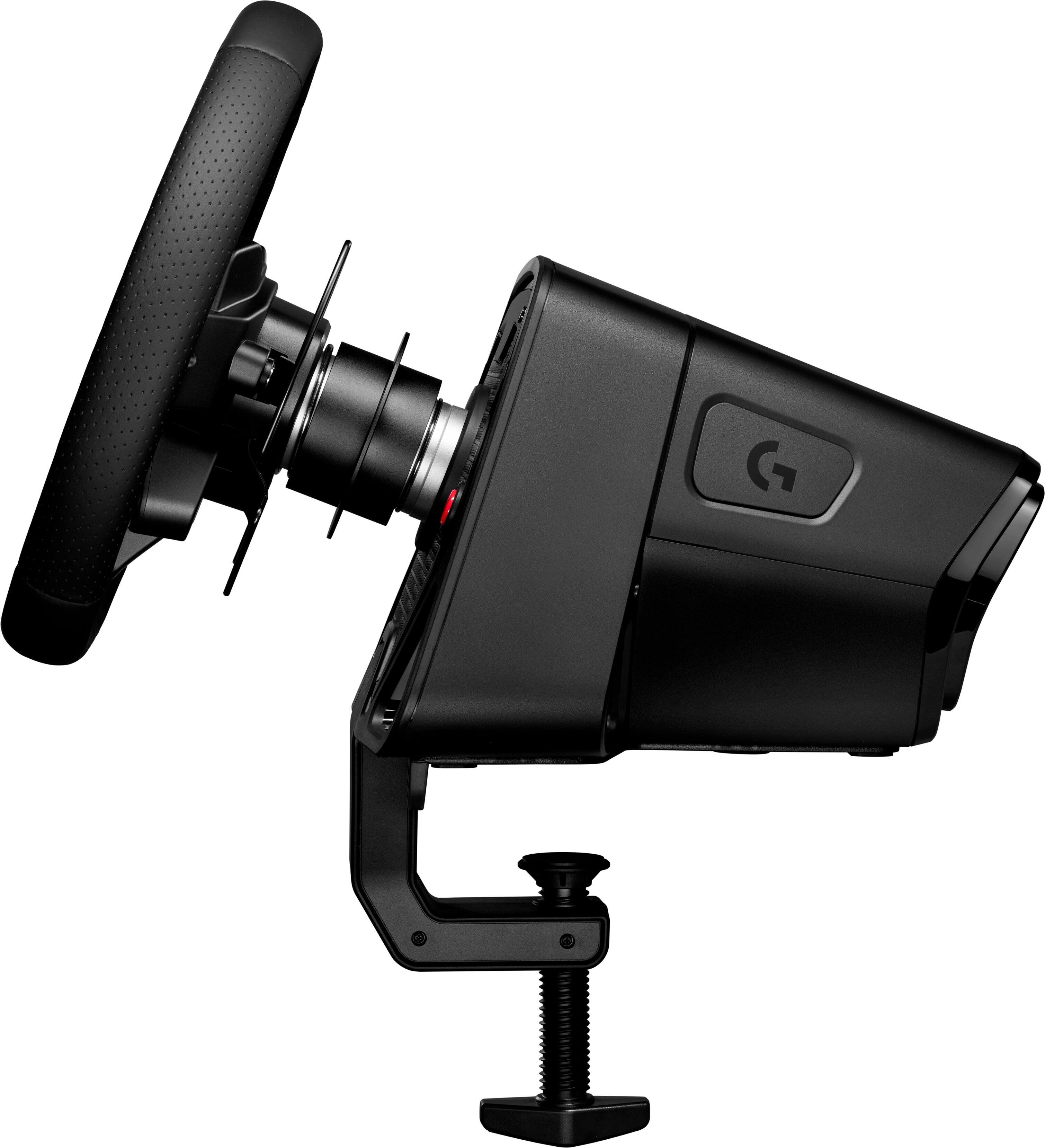 Alt View 19. Logitech - Logitech G PRO Racing Wheel with TRUEFORCE feedback technology for PlayStation 5 and PC - Black.