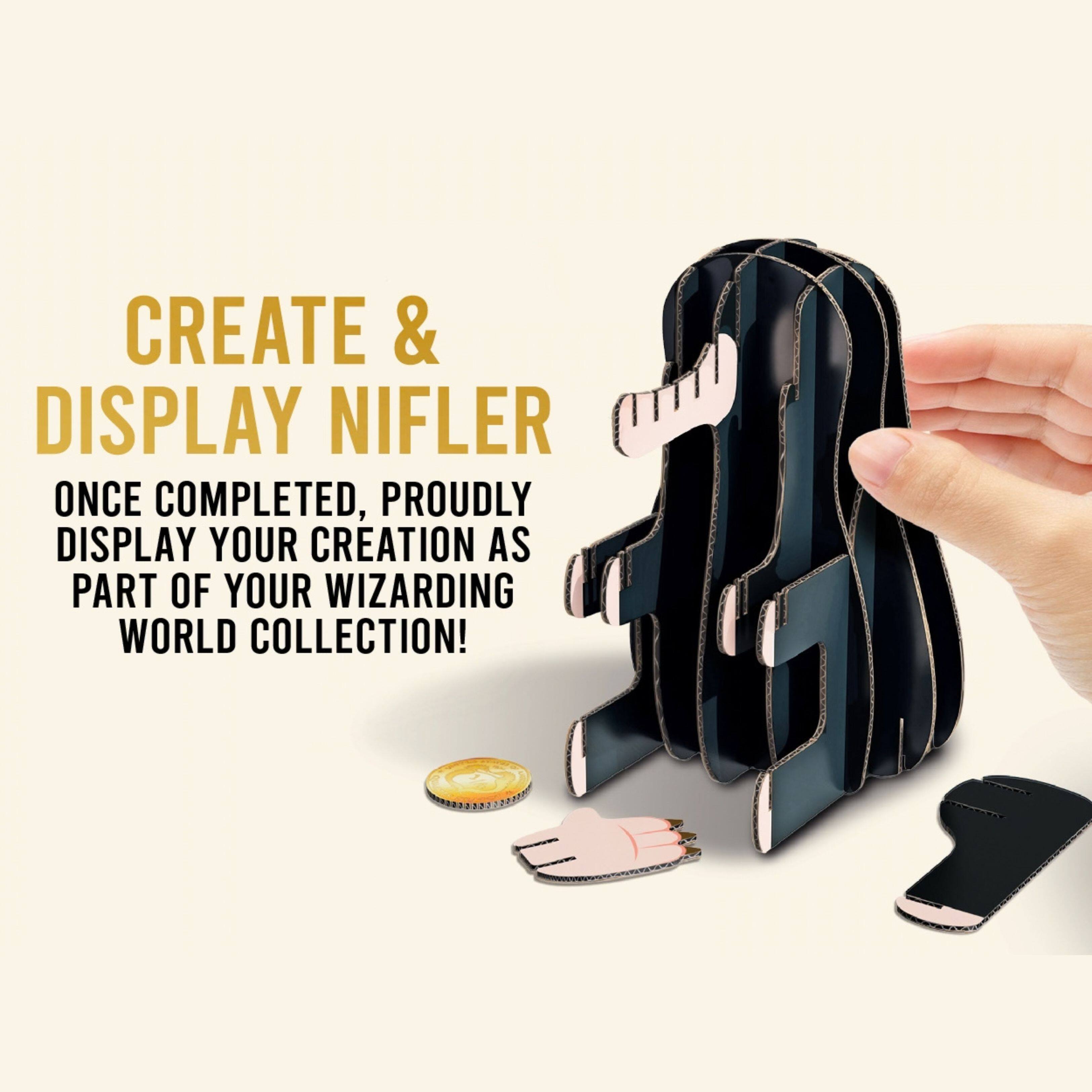 CREATE & DISPLAY NIFLER  
ONCE COMPLETED, PROUDLY DISPLAY YOUR CREATION AS PART OF YOUR WIZARDING WORLD COLLECTION!