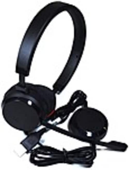 Jabra - Evolve 20 UC Stereo - Stereo - USB, Mini-phone - Wired - Over-the-head - Binaural - Supra-aural - Noise Cancelling Micro - Black
