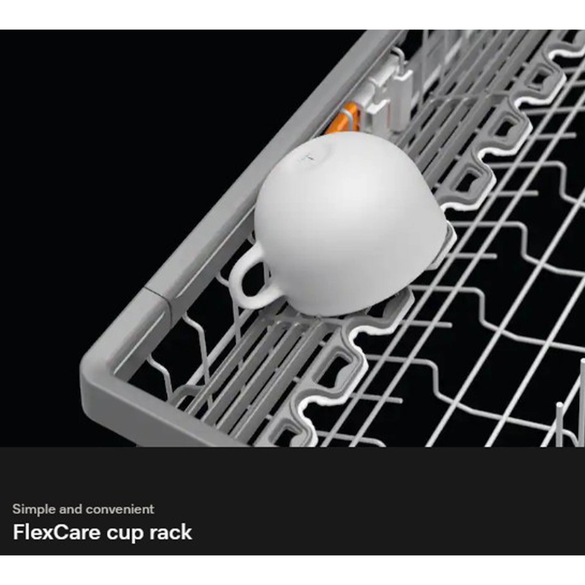 Simple and convenient  
FlexCare cup rack