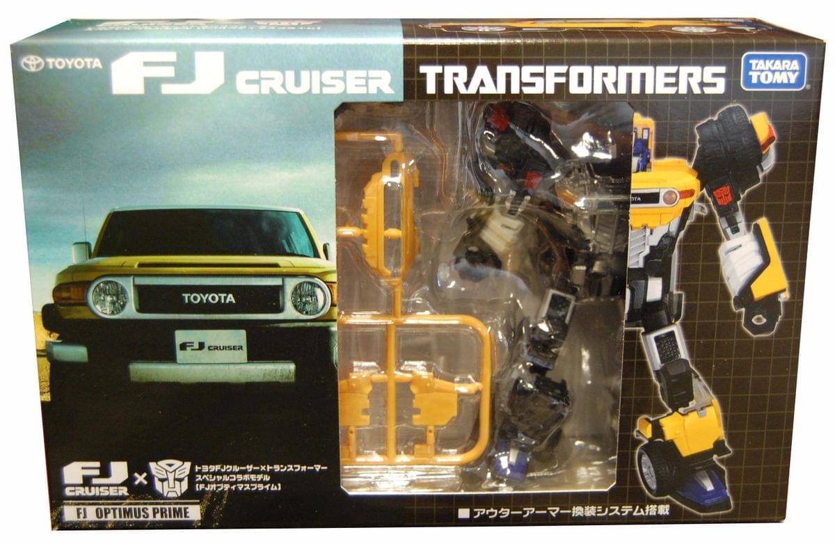 TOYOTA FJ CRUISER TRANSFORMERS TOMY  
FJ CRUISER FJ OPTIMUS PRIME