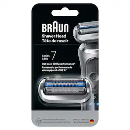 Braun - Series 7 Electric Shaver 74S Replacement Head, Compatible with 70, 71, 72, and 73 Generation Shavers - Silver