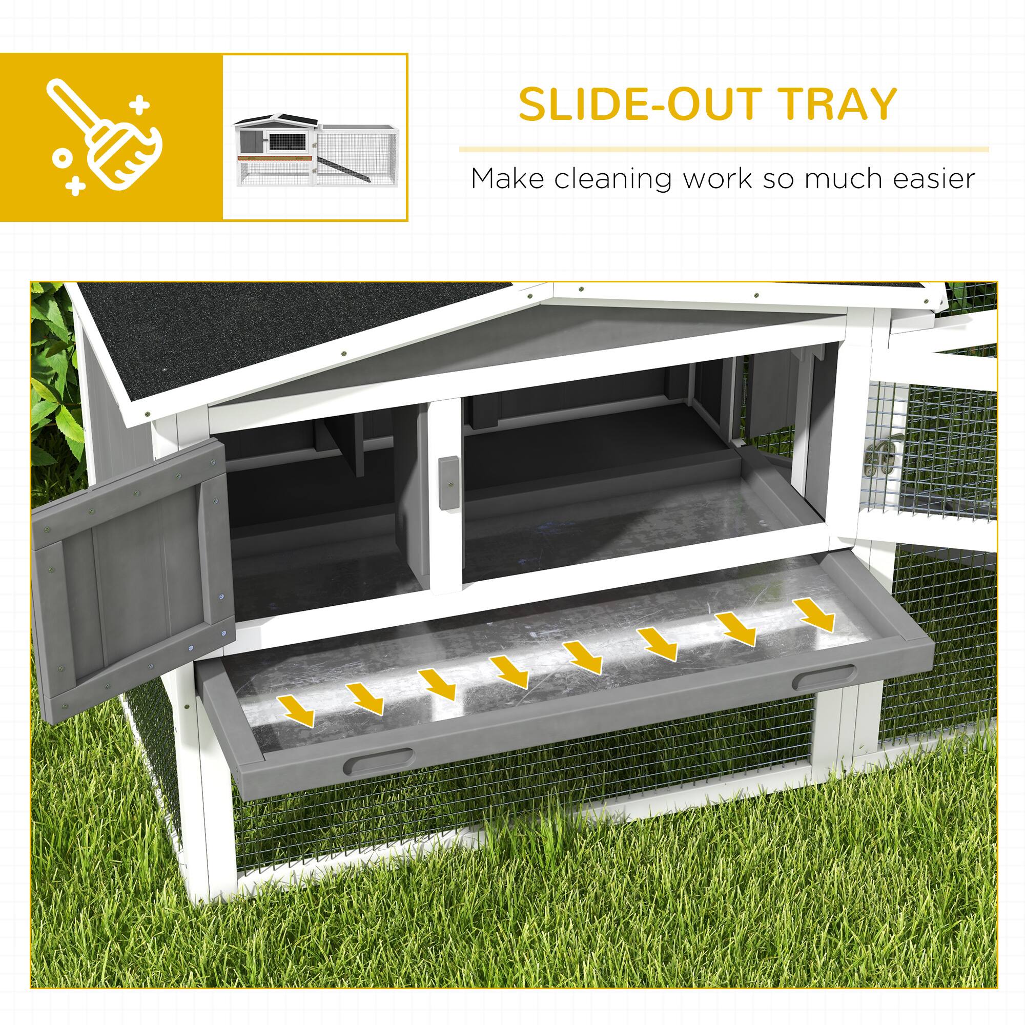SLIDE-OUT TRAY  
Make cleaning work so much easier