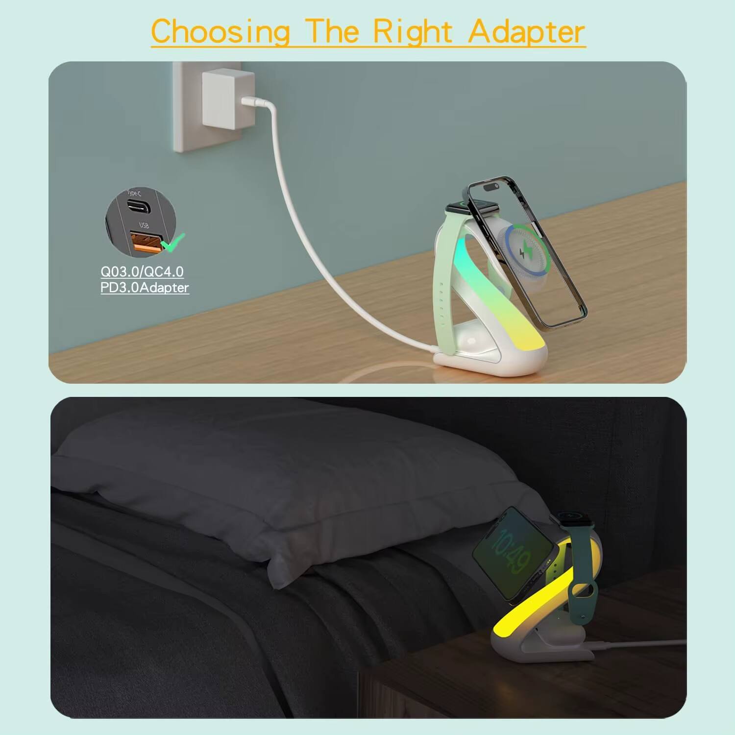 Choosing The Right Adapter

QQ3.0/QC4.0 PD3.0 Adapter