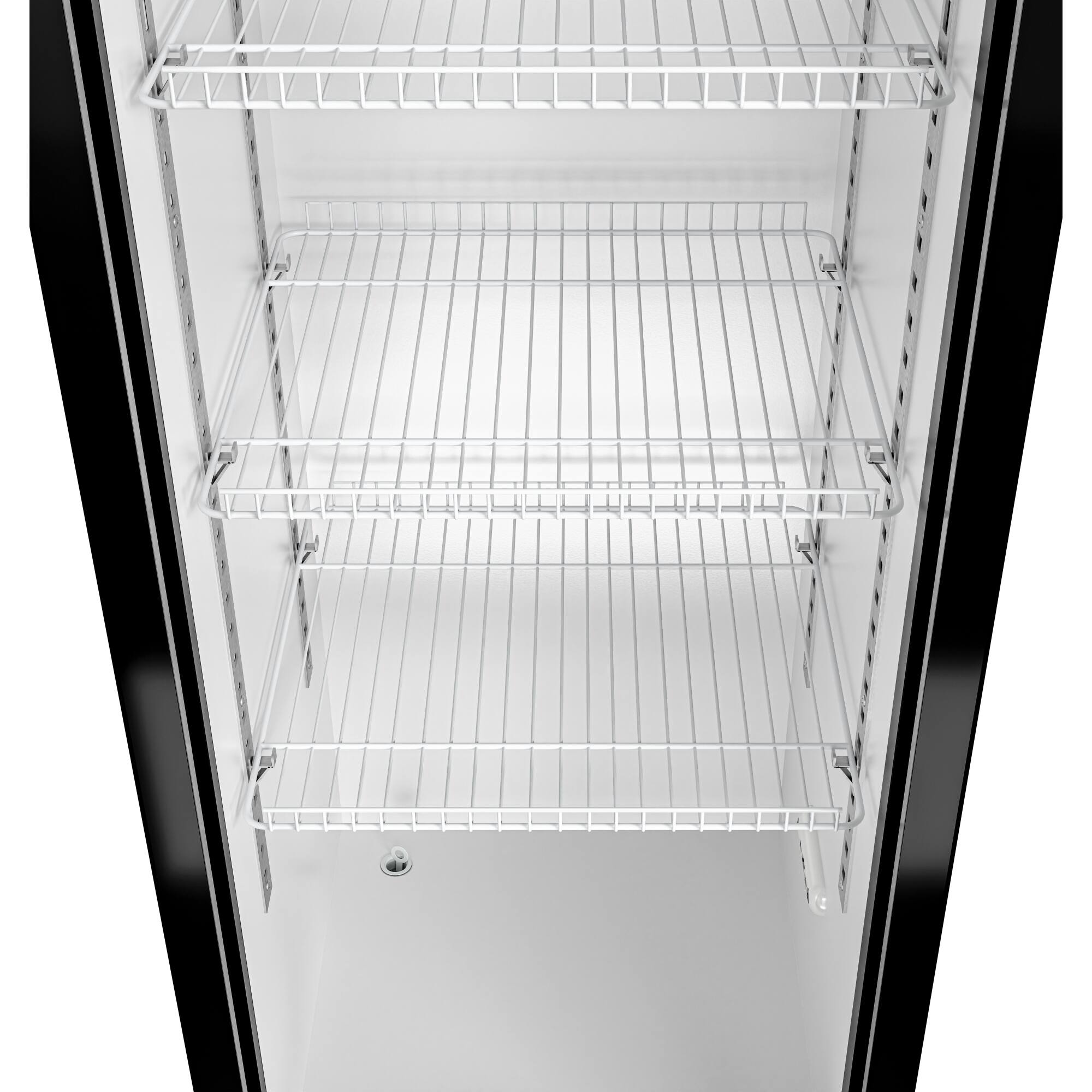 Alt View 3. Koolmore - 17 in. Slim Commercial Merchandiser Refrigerator 7 Cu. Ft. in Black, ETL Listed (KM-MDR-17S) - Black.