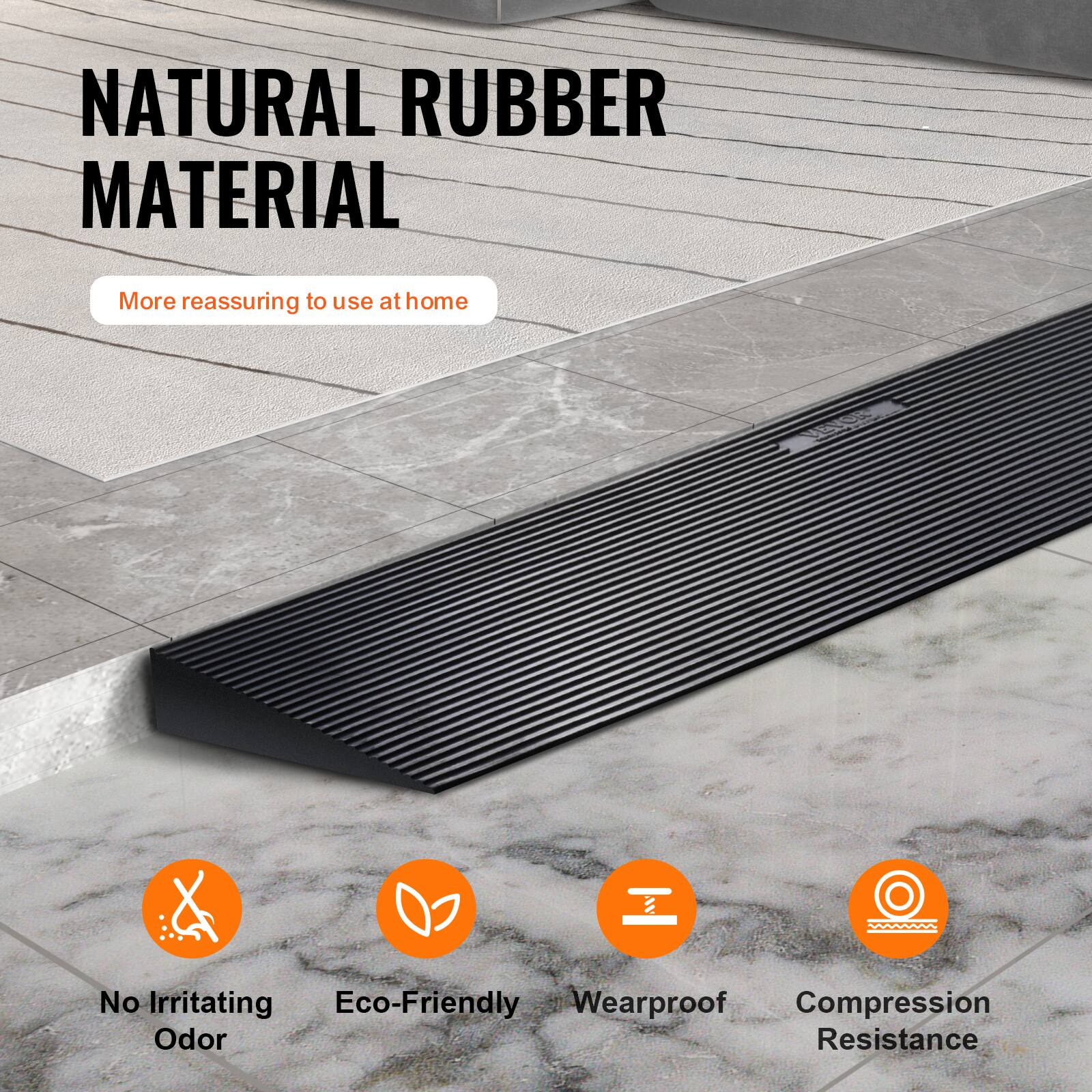 NATURAL RUBBER MATERIAL  
More reassuring to use at home  

- No Irritating Odor  
- Eco-Friendly  
- Wearproof  
- Compression Resistance