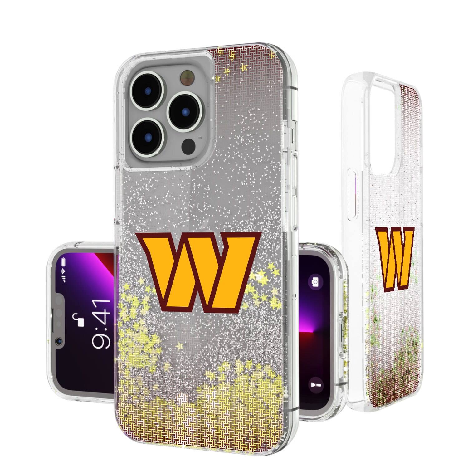 Keyscaper - NFL - Washington Commanders Linen Logo iPhone Glitter Case - 16 Pro - Multicolor price history on PriceWatchPro