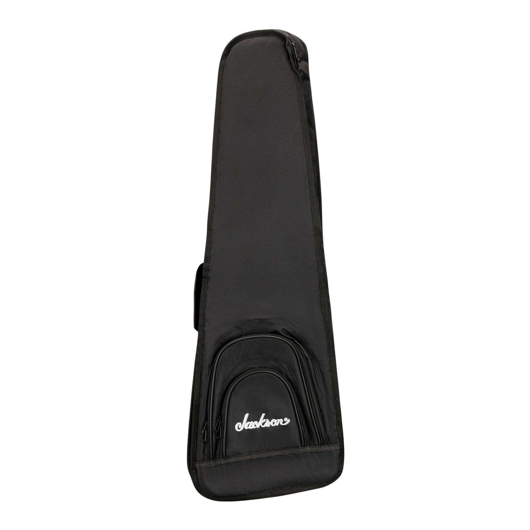 Front. Jackson - Jackson Polyester Made and Nylon Lining Interior Minion Concert Bass Gig Bag with Two Zippers and Jackson Logo (Black).