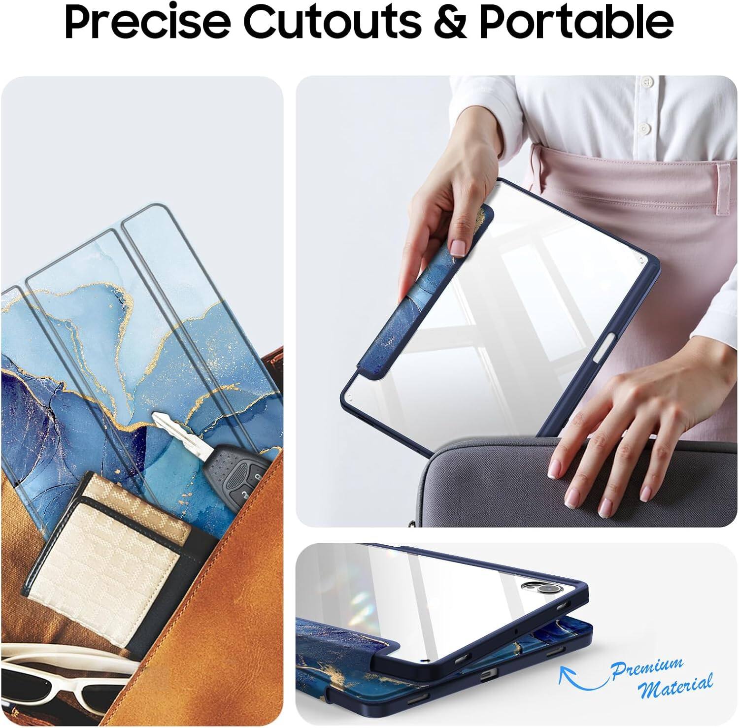 Precise Cutouts & Portable  
Premium Material