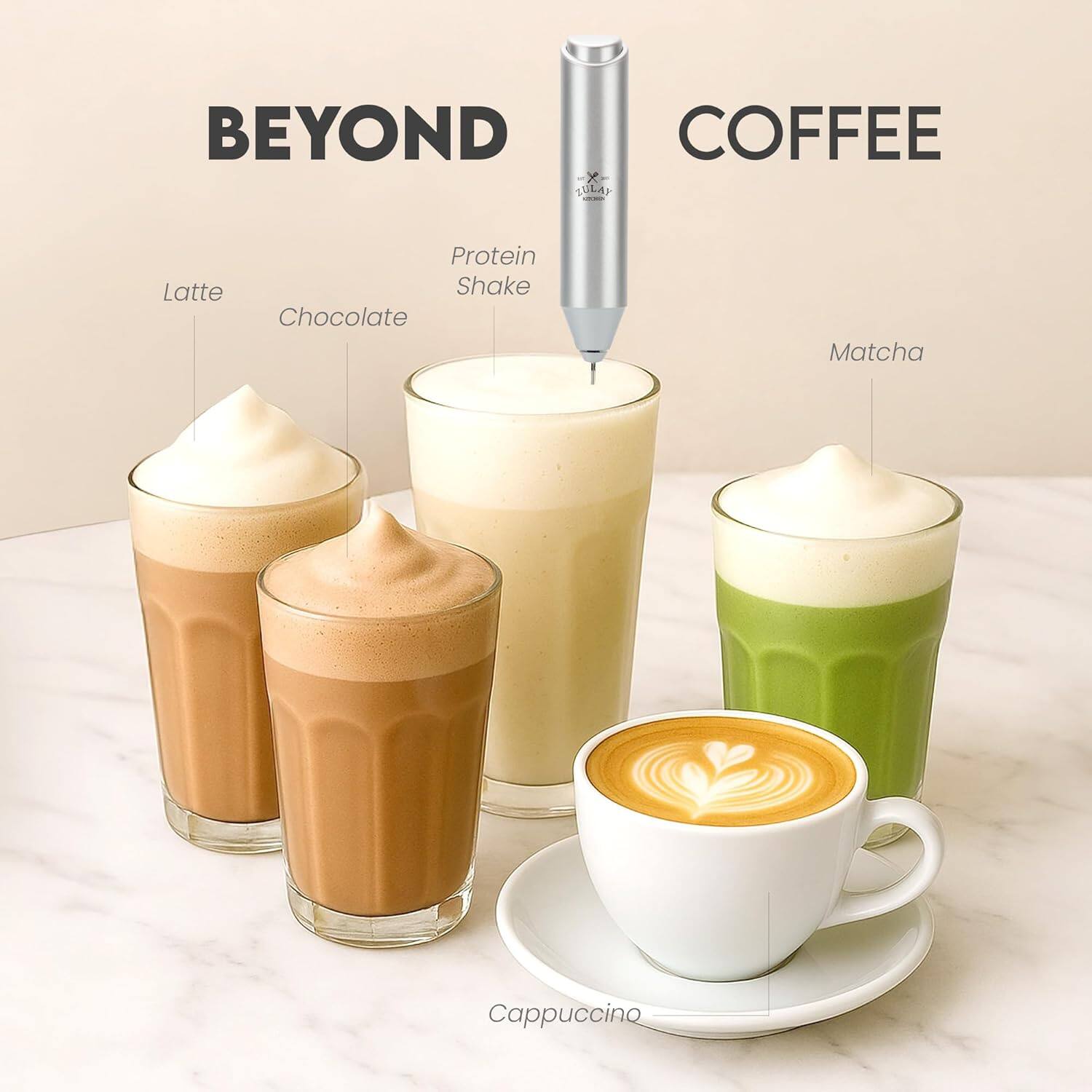 BEYOND COFFEE x UL Protein Shake Chocolate Latte Matcha Cappuccino