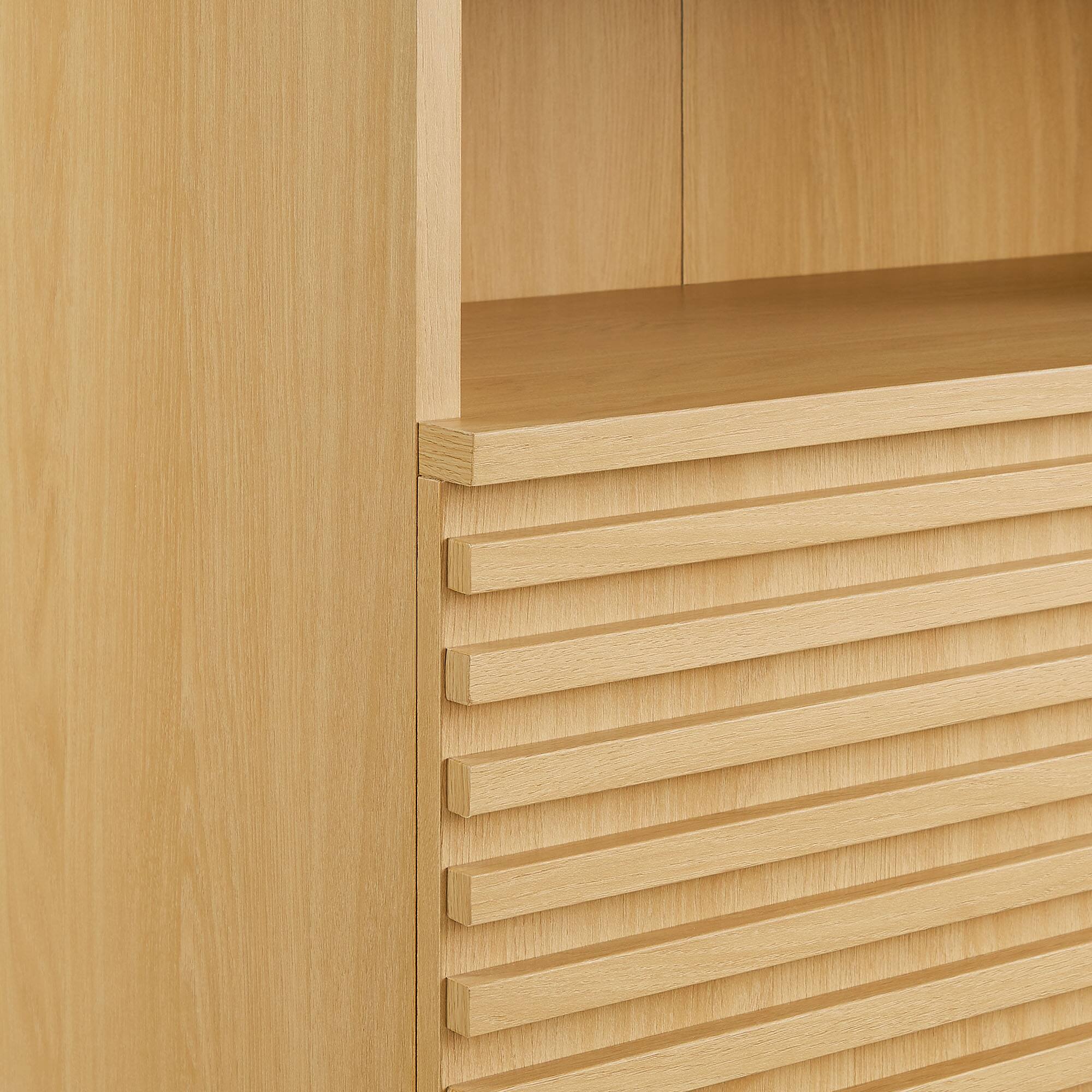 Alt View 5. Modway - Render Freestanding Bathroom Storage Cabinet by Modway - Oak.
