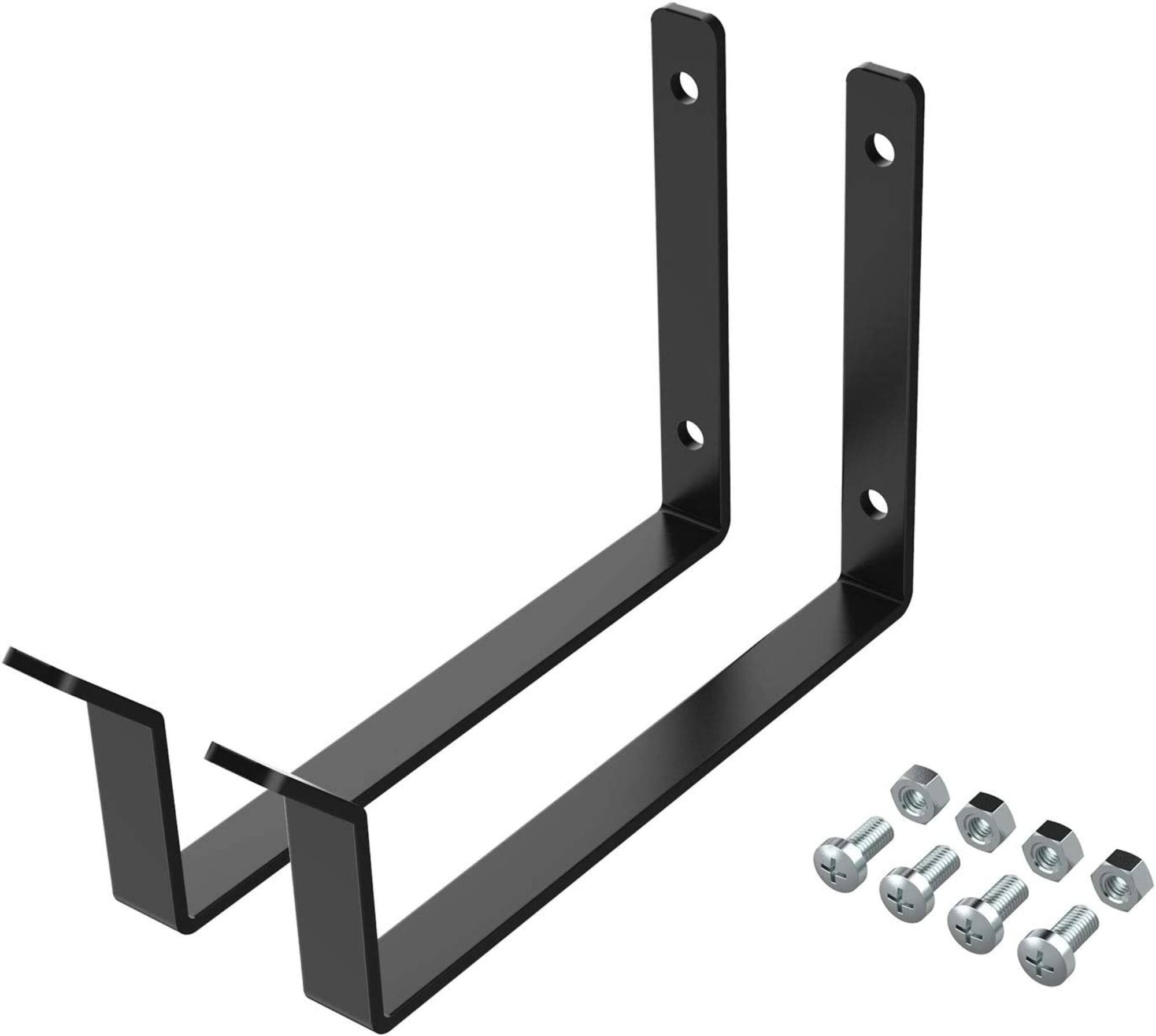 Angle. Fleximounts - GRH3 2-Pack Utility Hooks - Black.