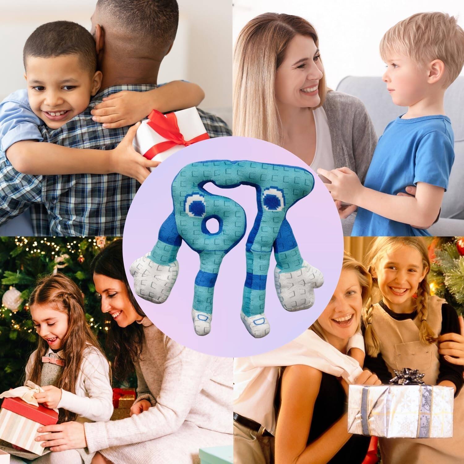 Back. MITAOSLIM - Steal a Brainrot Plush Toys, Adorable Brainrot 67, Cute Plush, Collectible Gamer Toy.