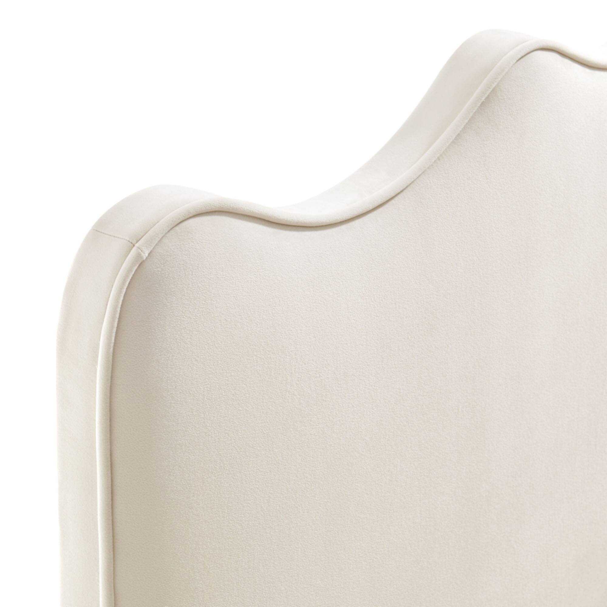 Alt View 4. Modway - Athena Upholstered Headboard by Modway - Alabaster.