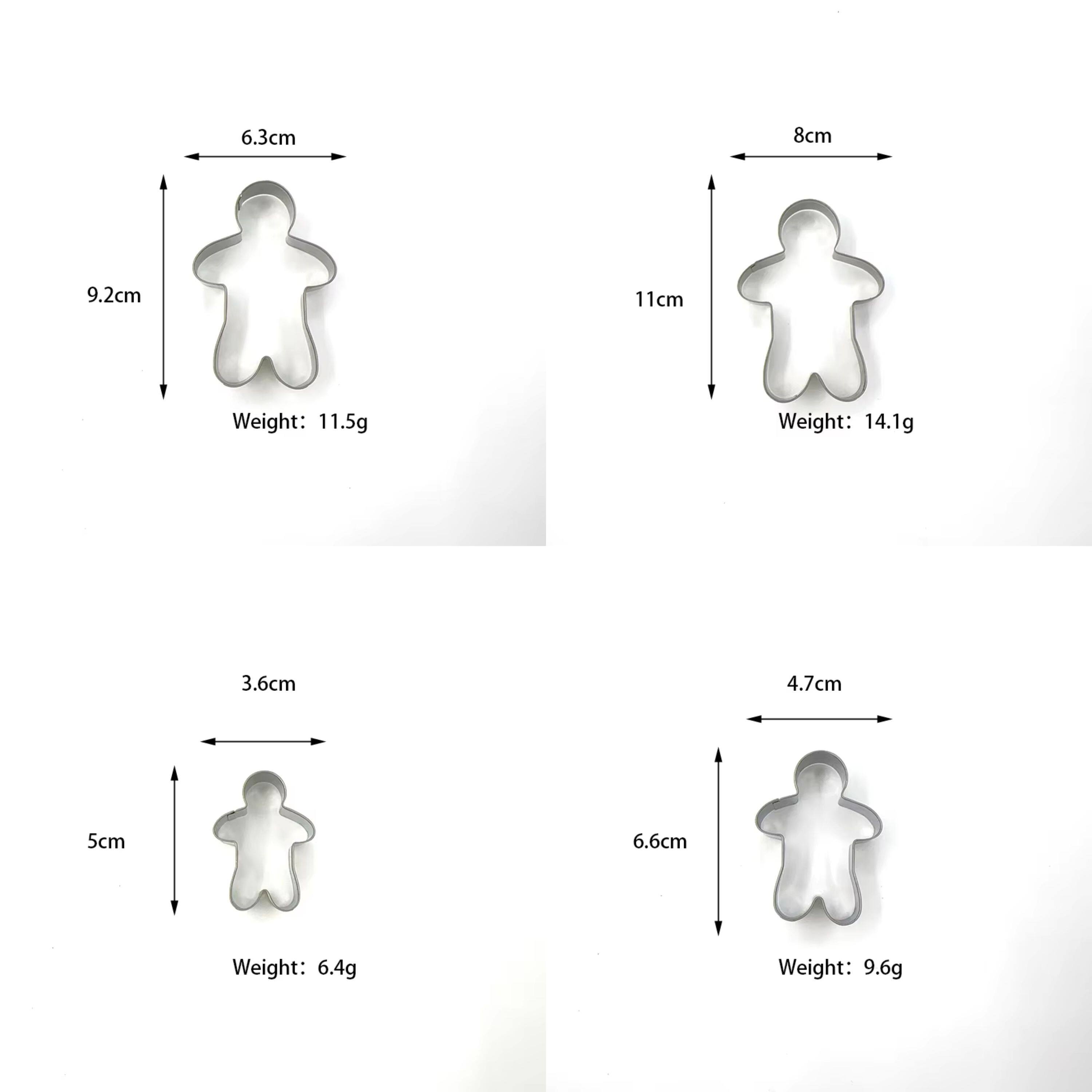 6.3cm 9.2cm  
Weight: 11.5g  

8cm 11cm  
Weight: 14.1g  

3.6cm 5cm  
Weight: 6.4g  

4.7cm 6.6cm  
Weight: 9.6g
