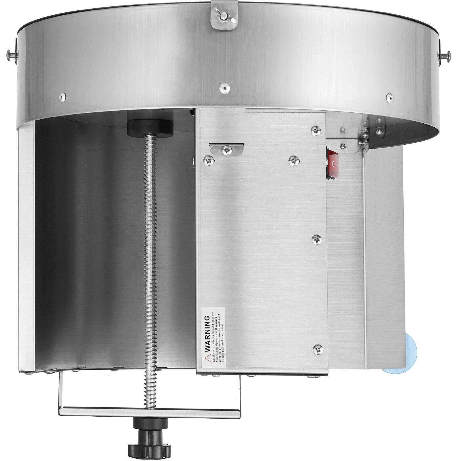 Alt View 9. Glintex - Electric Vegetable Slicer Adjustable 0-12mm Stainless Steel Food Cutter Manual Convertible Cutters & Slicers.