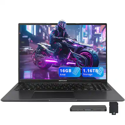 ASUS Vivobook
16GB RAM
1.16TB Storage