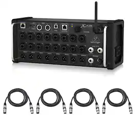 Behringer - XAir XR18 18-Channel 12-Bus Portable Digital Mixer for iPad or Android Tablet, with Integrated Wi-Fi, 16