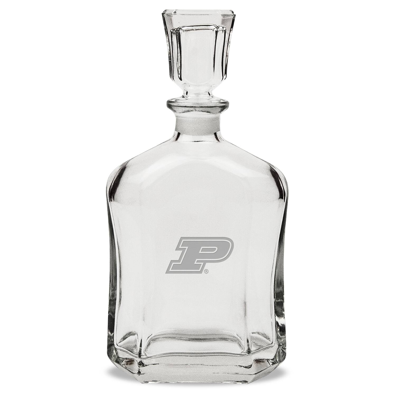 Front. Jardine - Purdue Boilermakers 23.75oz. Crystal Decanter - Multicolor.