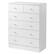 Alt View 2. Winado - Modern 6 Drawer Dresser Tall Dresser Chest of Drawers Anti-Tipping Device Metal Handle for Bedroom Living Room Hallway - White.