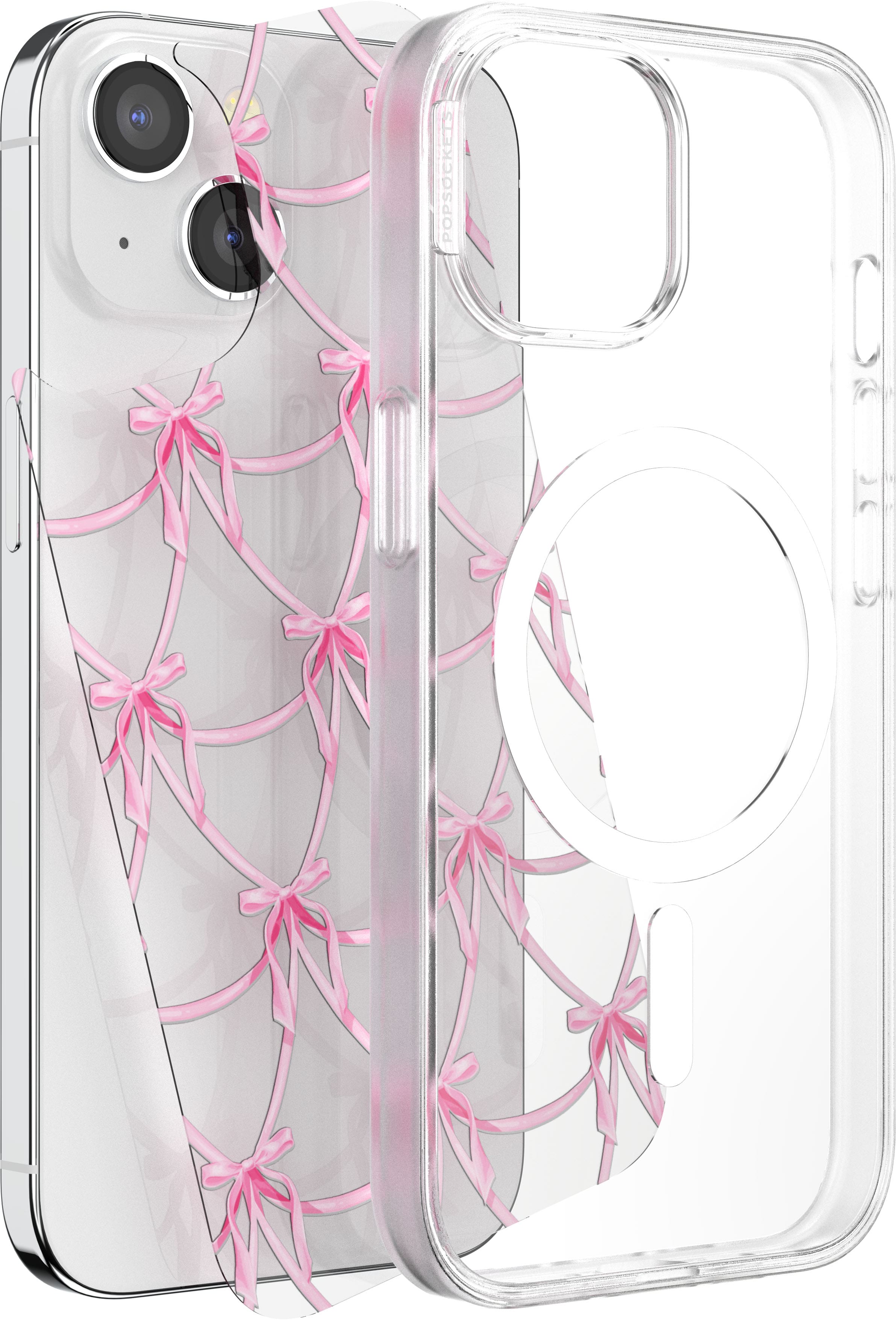 Alt View 2. PopSockets - Looks iPhone 15 Swappable Graphic Case Inserts (3 per pack) - compatible with PopSockets PopCase only - Multi Collection.