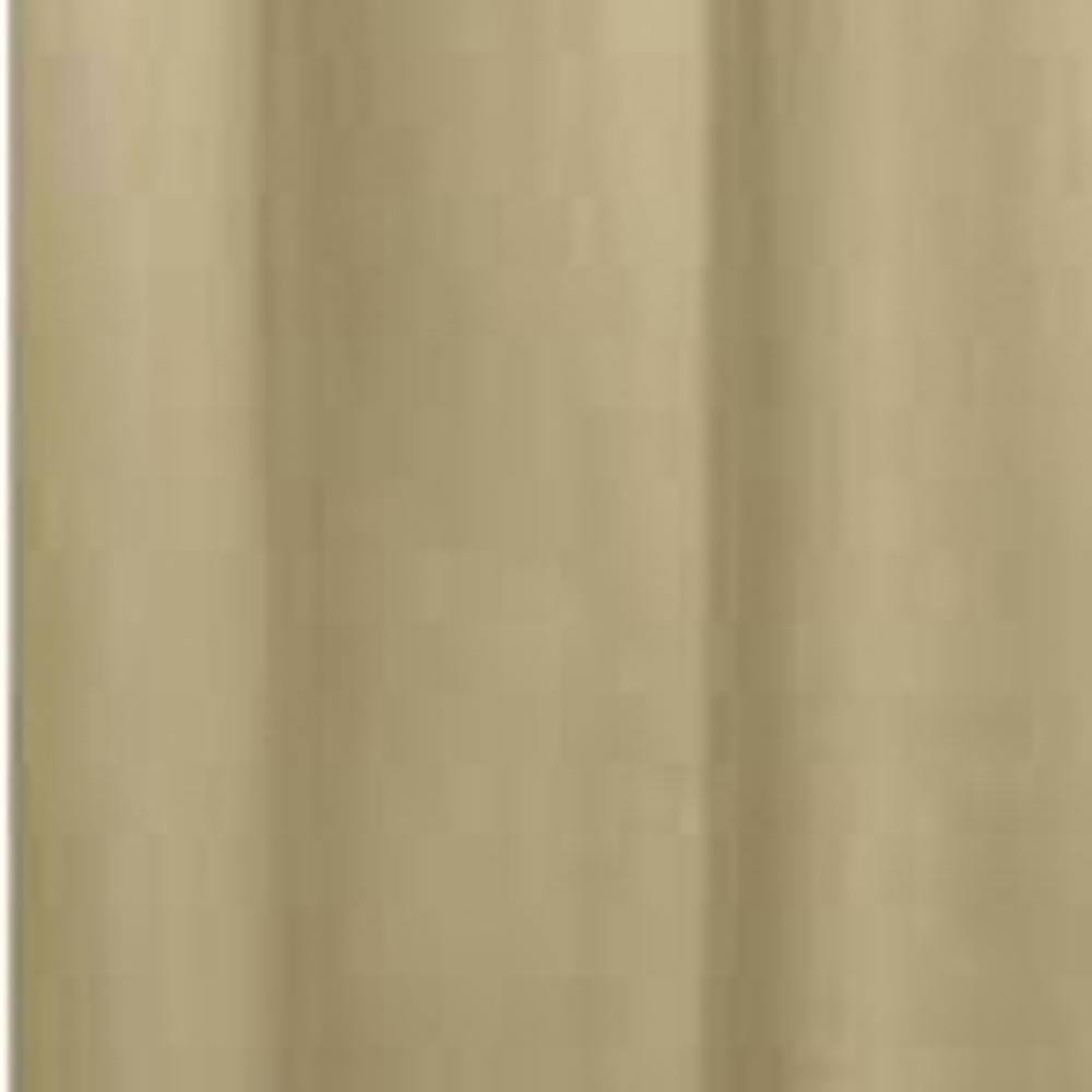 Left. Commonwealth Home Fashions - Commonwealth Thermalogic Weather Cotton Fabric Grommet Top Panel Pair - 80x54" - Khaki - Khaki.