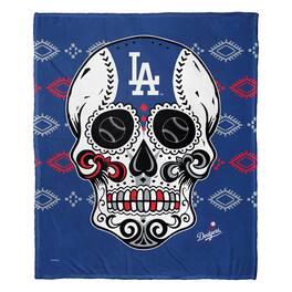 Northwest - Los Angeles Dodgers 50" x 60" Candy Skull Silk Touch Throw Blanket - Multicolor