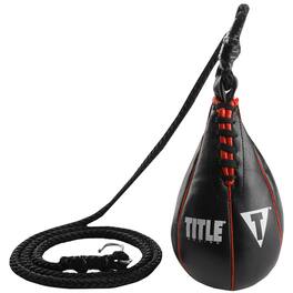 TITLE Boxing - Professional Weighted Swing Training Slip Ball - Black