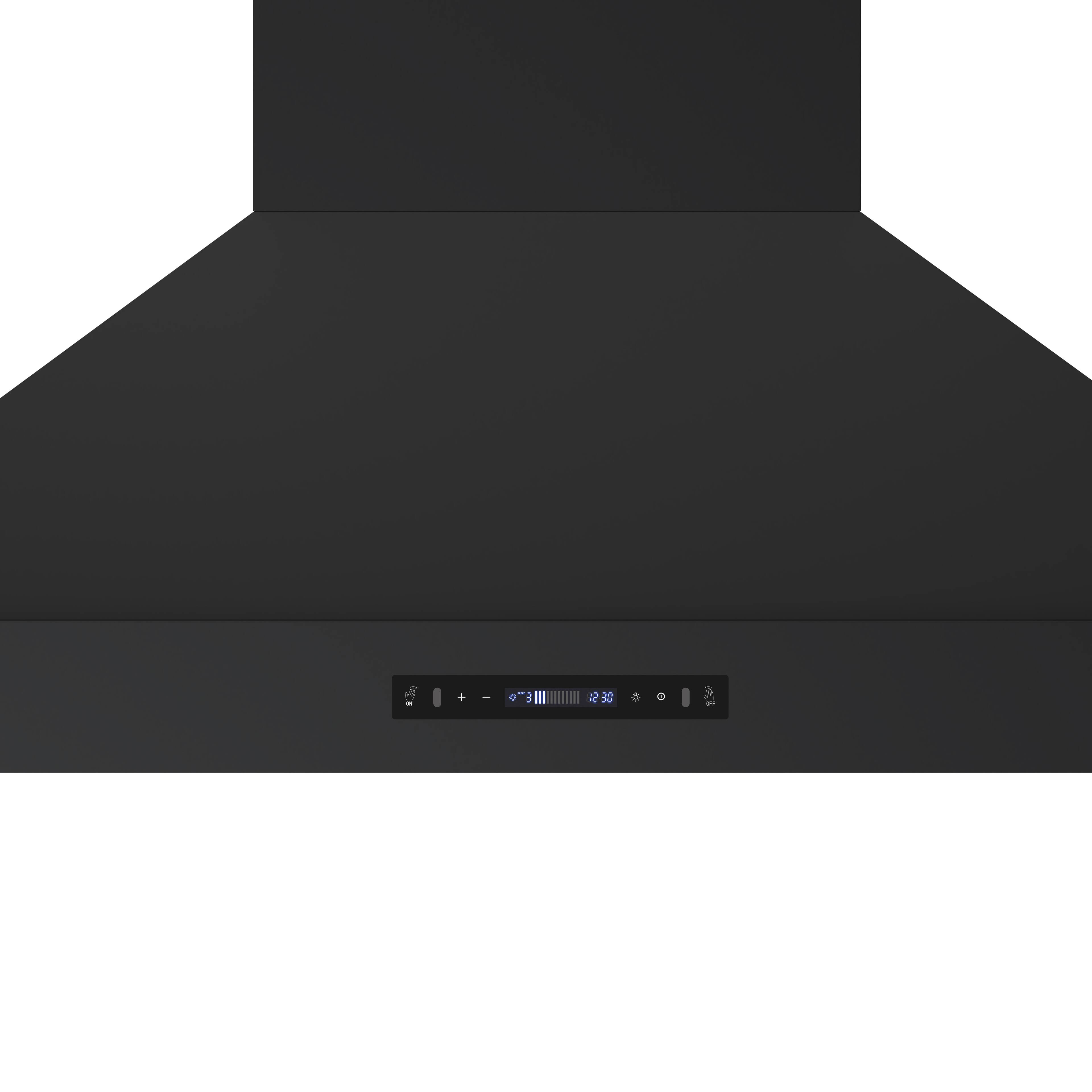 Alt View 7. Forno Appliances - Venezia 48 in. Wall-Mounted Externally Vented Range Hood - Black.