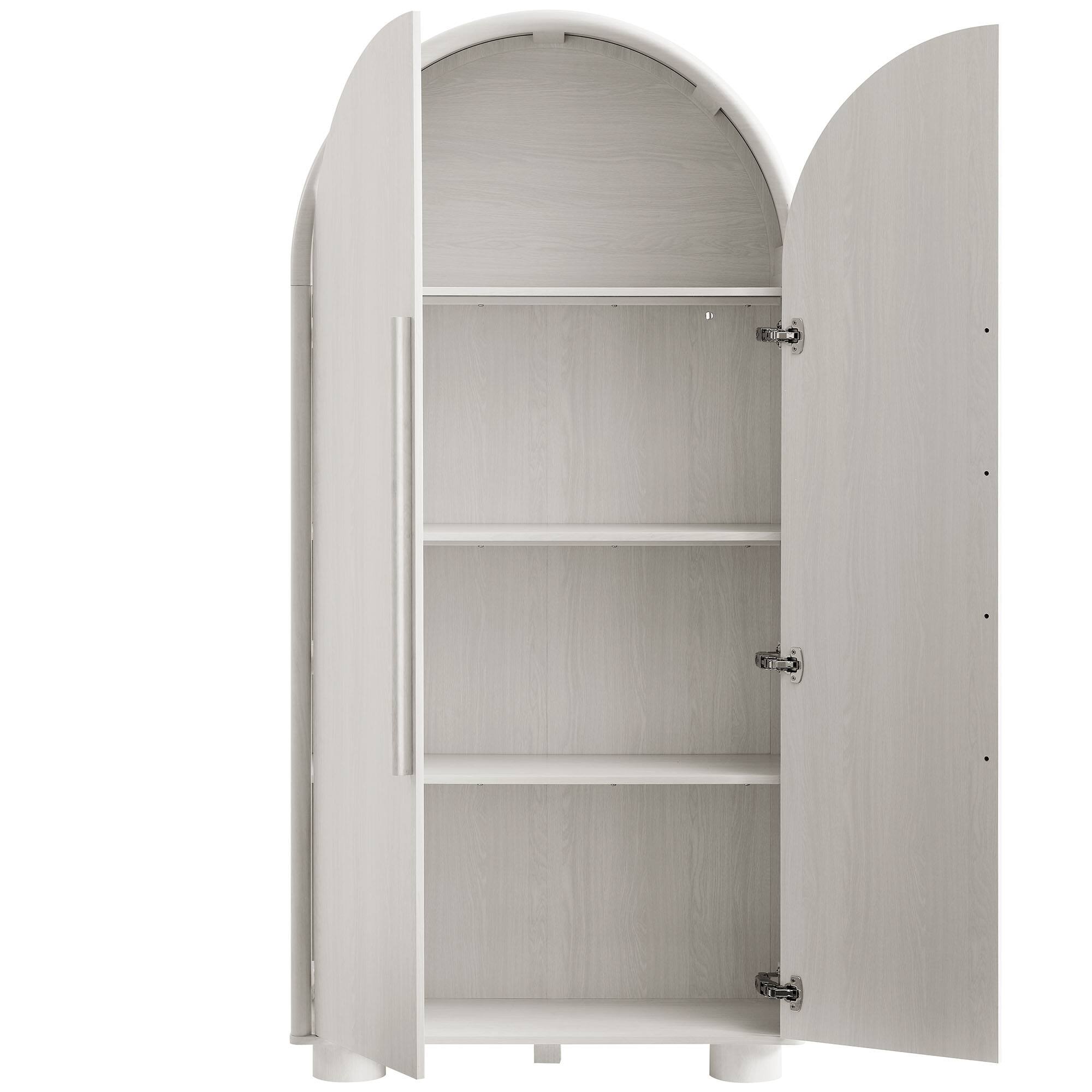 Alt View 4. Modway - Bellamy Tall Arched Storage Cabinet by Modway - Ash.