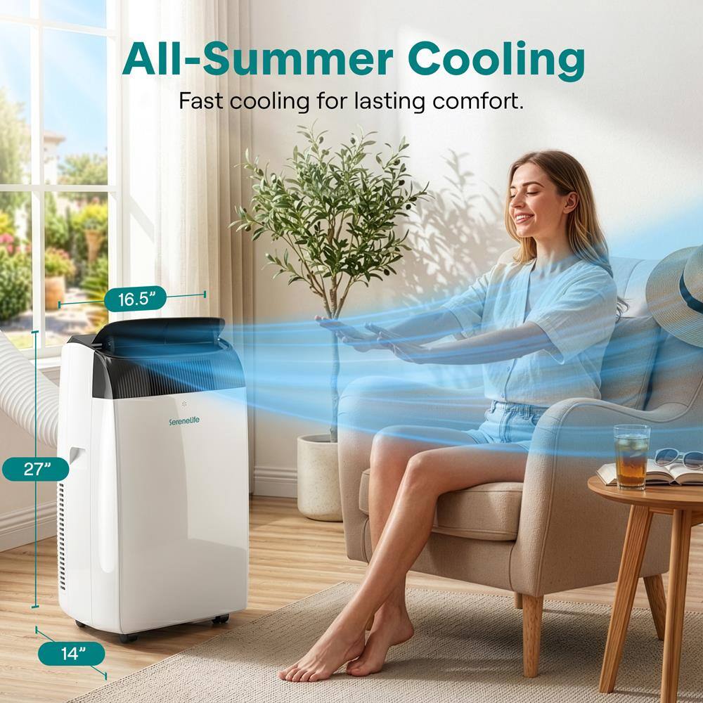 All-Summer Cooling  
Fast cooling for lasting comfort.  
16.5" Serenelife 27" 14"