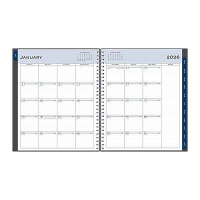 JANUARY 2026

[Calendar layout with days of the week and dates]

[Right page with additional sections for notes and planning]