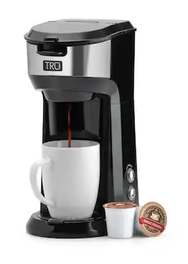 Tru - Single Serve Dual Brew Coffee Maker - Black