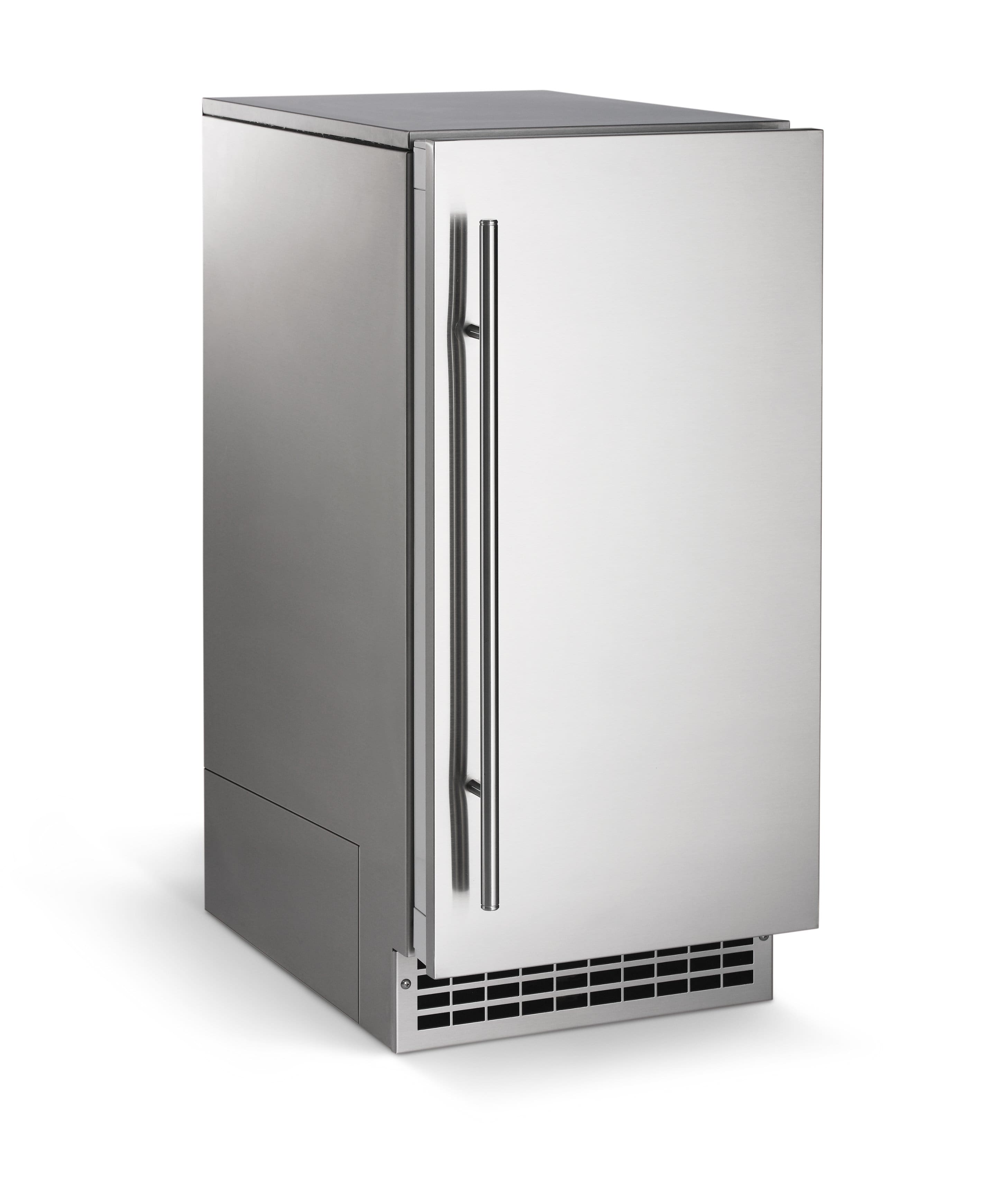 Scotsman - 110 lb Built-in Panel Ready Indoor and Outdoor Rated Nugget Ice Machine with Pump - Custom Panel Ready