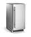 Angle. Scotsman - 110 lb Built-in Stainless Steel Indoor and Outdoor Rated Nugget Ice Machine with Pump - Stainless Steel.