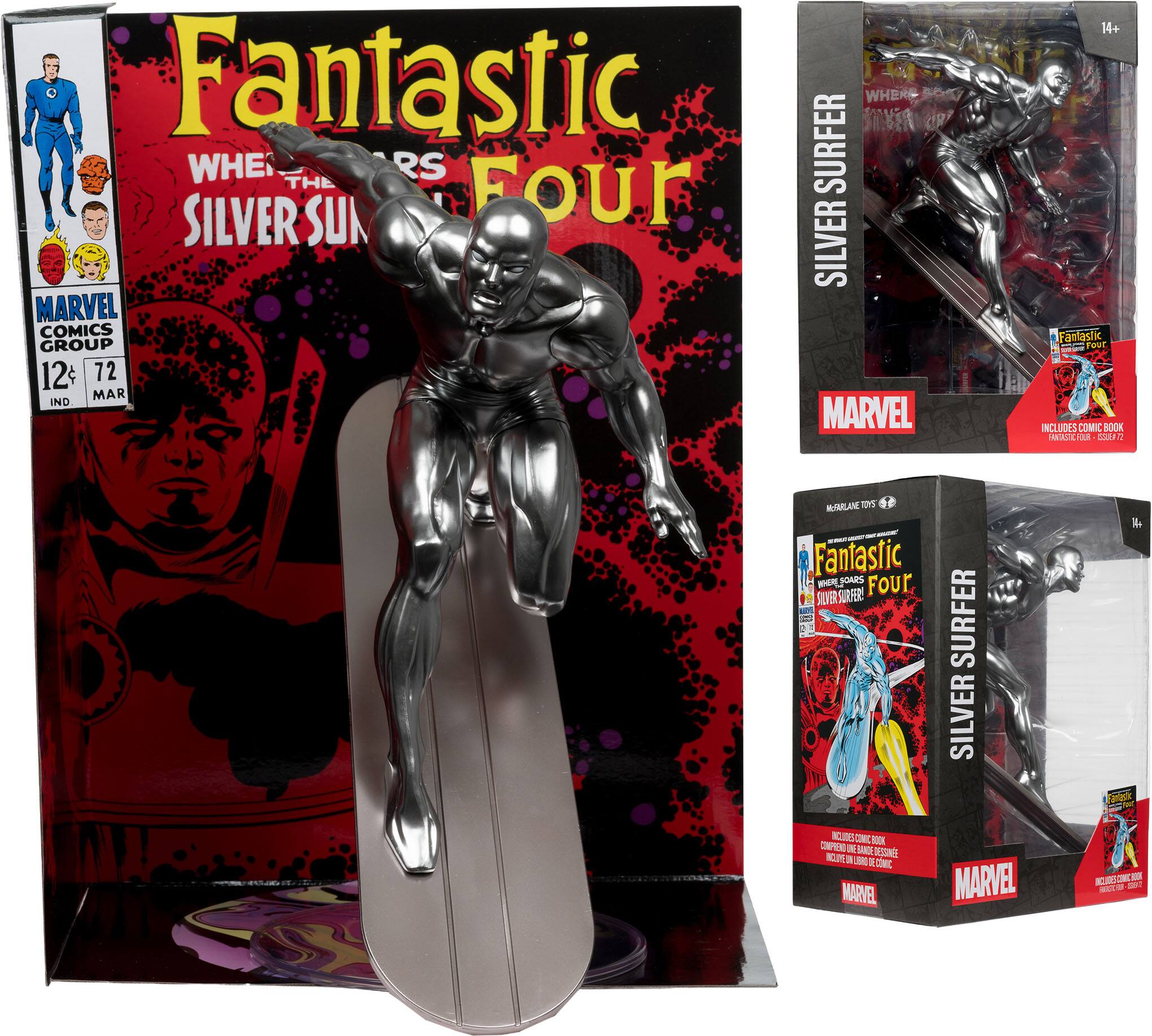 Fantastic WHEELS THE SILVER SUN FOUR MARVEL COMICS GROUP 12 72 MAR IND WHERE SURFER SILVER MARVEL 14+ Fantastic - four INCLUDES COMIC BOOK COMPLETE IN UNO DESENCORACE a 3 MLIRALAM TOYS - - - - Fantastic - OAES Four SUR SORAE - - - SURFER SILVER 1 K CNC NOK CINPIENO BN KM DSSINE a 3 a COMIE MARVEL MARVEL CAXa a C 1 E -E MLL -