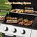 Large Cooking Space
Side burner with its own flame
95 SQ.IN.
20.28" x 4.72"
Warming Rack Area
299 SQ.IN.
20.28" x 14.76"
Primary Cooking Area