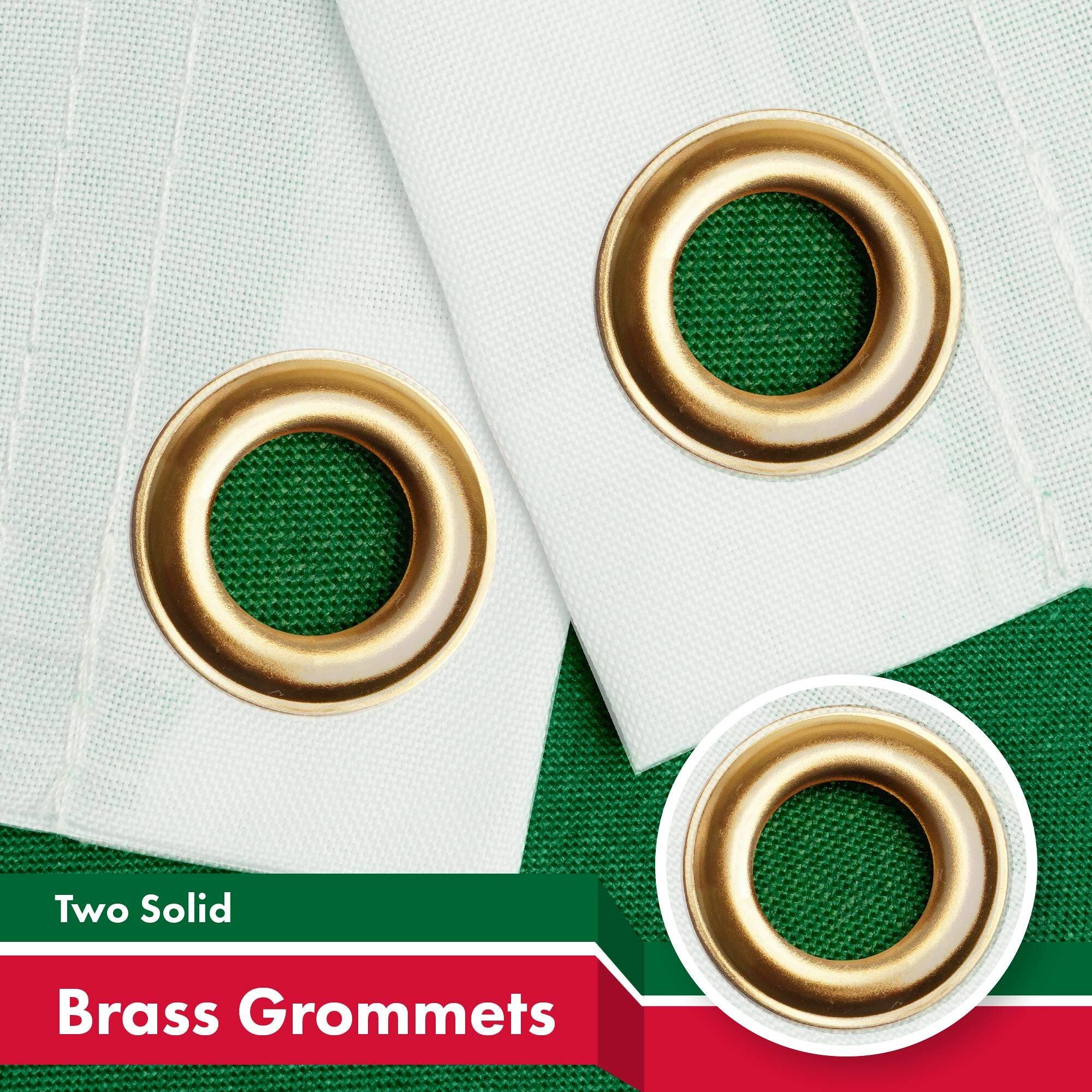 Two Solid Brass Grommets