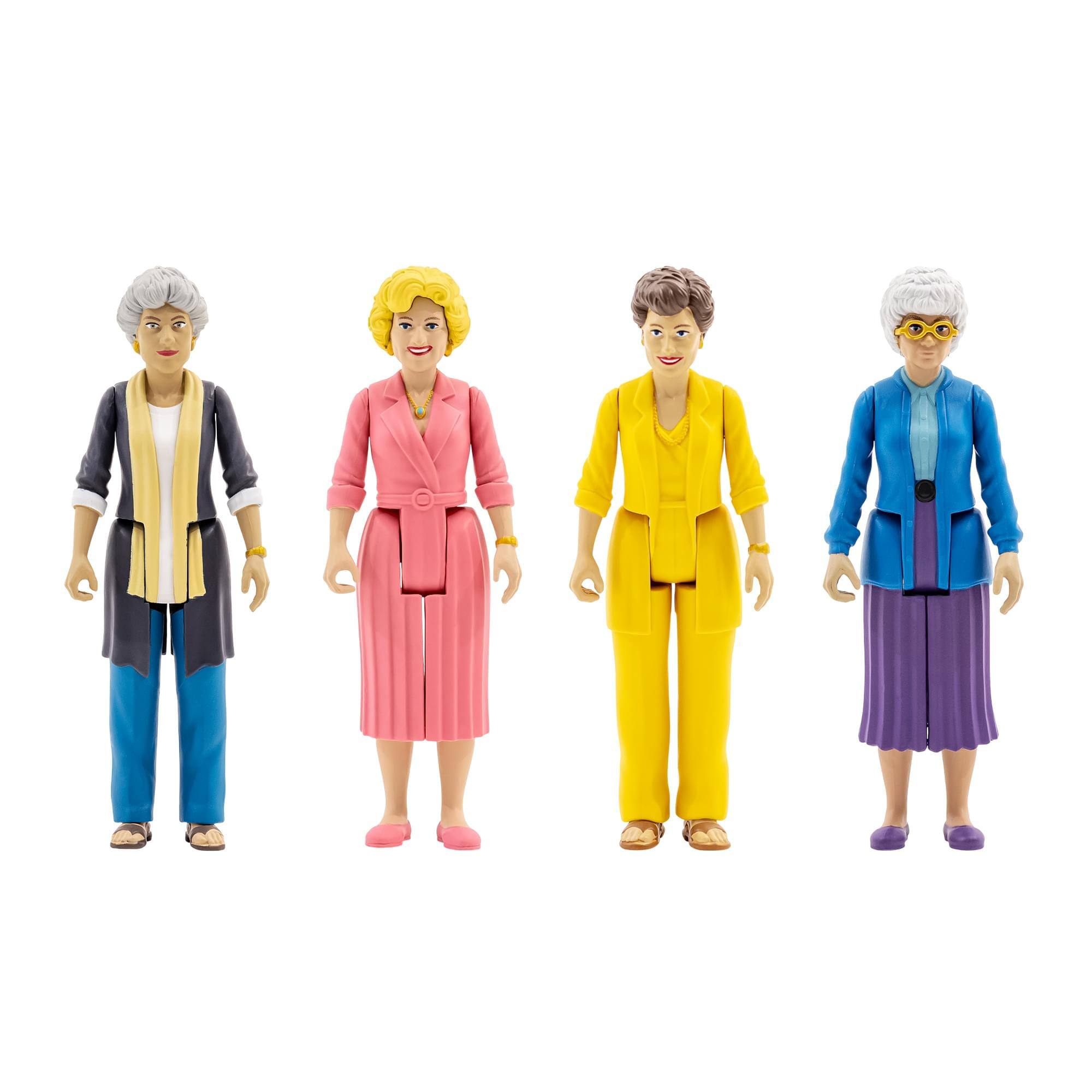 Front. Toynk - The Golden Girls 3.75-Inch Retro Action Figures | Set Of 4.